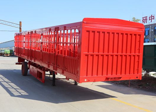 60ton Livestock Fence Sheep Cow Bulk Cargo Semi Trailers