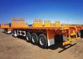 3 Axle flatbed Container Semi Trailer